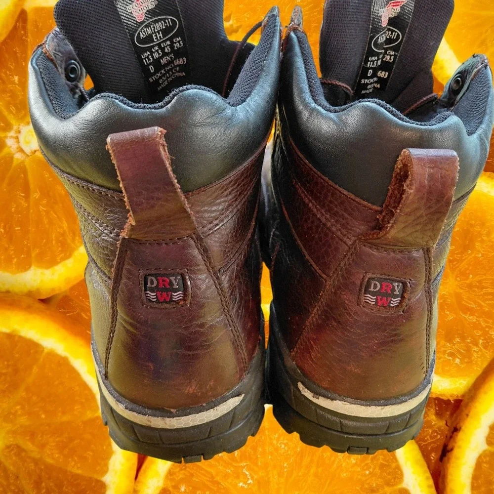 Red Wing Shoes‎ 8683 Waterproof Leather Work Hiking Boots Mens 11.5 D